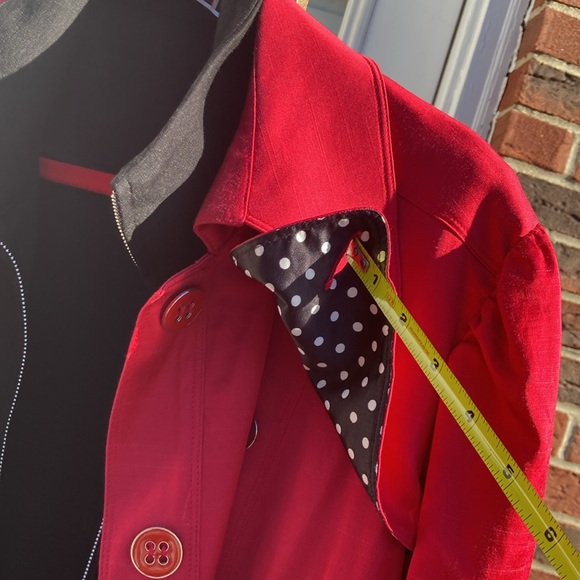 Robertson Los Angeles Trench Coat Sz L - Picture 7 of 14